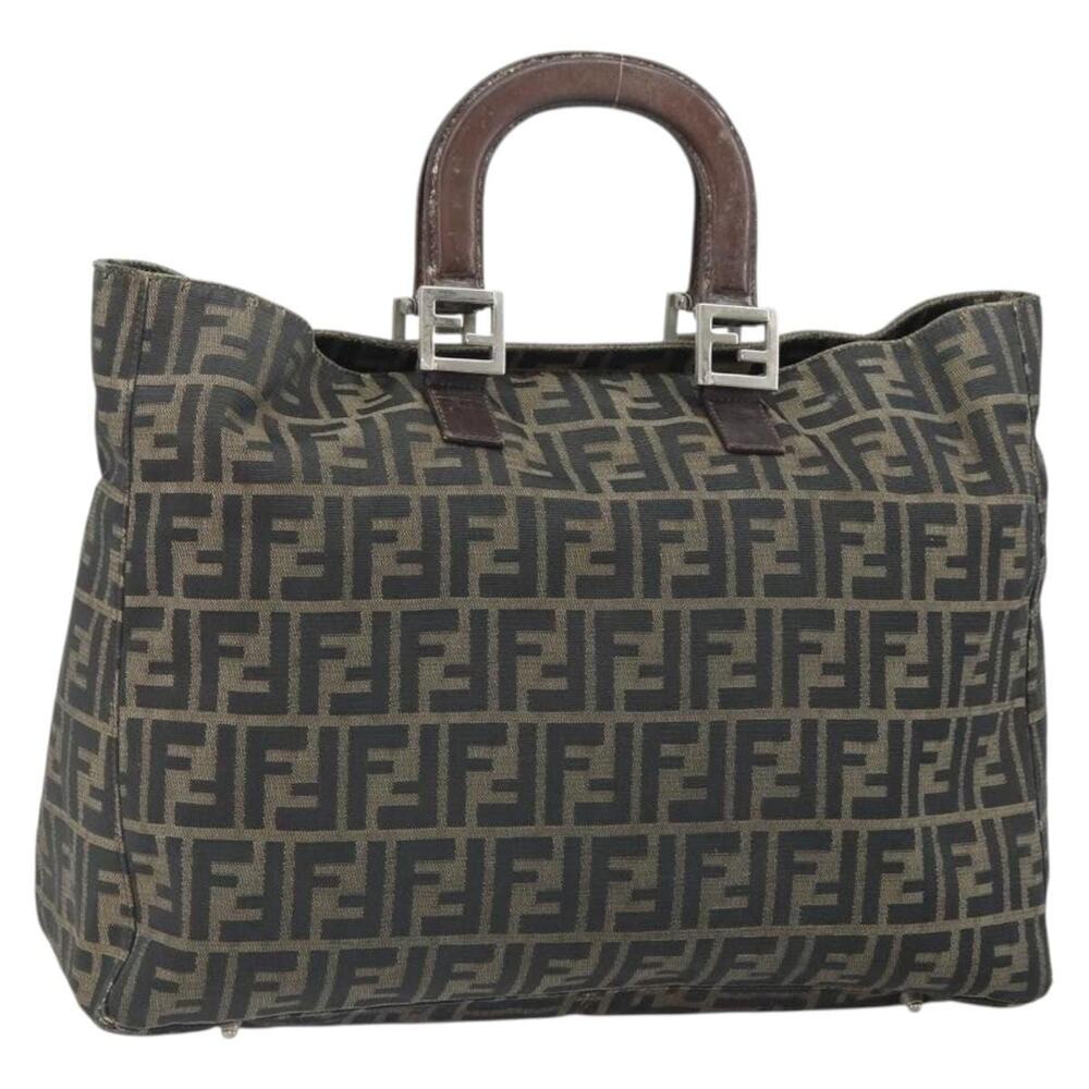 Fendi Zucca Handbag Brown